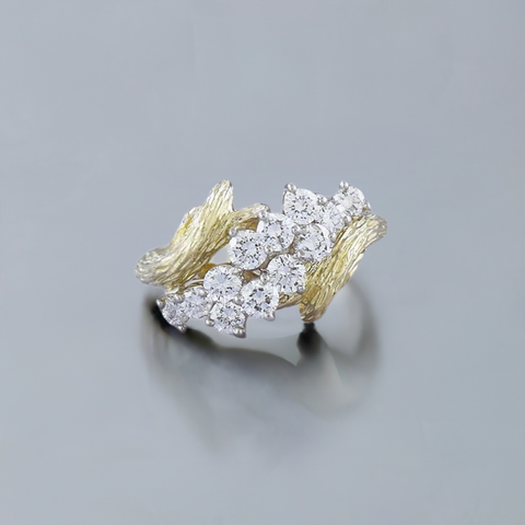 Stunning 18k Gold & ~.50ct Diamond Ring