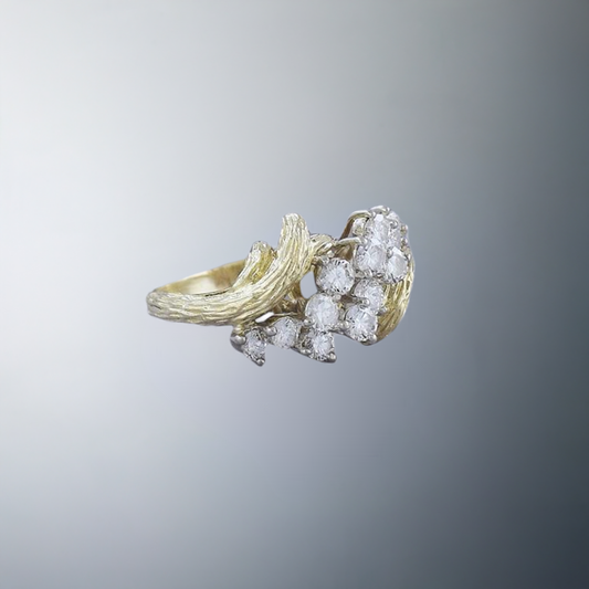 Stunning 18k Gold & ~.50ct Diamond Ring