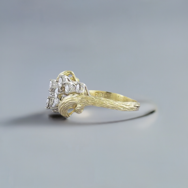 Stunning 18k Gold & ~.50ct Diamond Ring