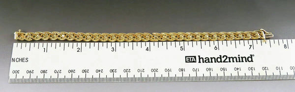 Stunning 14k Yellow Gold ~2.7ct Diamond Bracelet