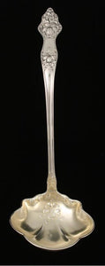 Antique Floral Landers #2 Pattern Sterling Silver Ladle by Manchester