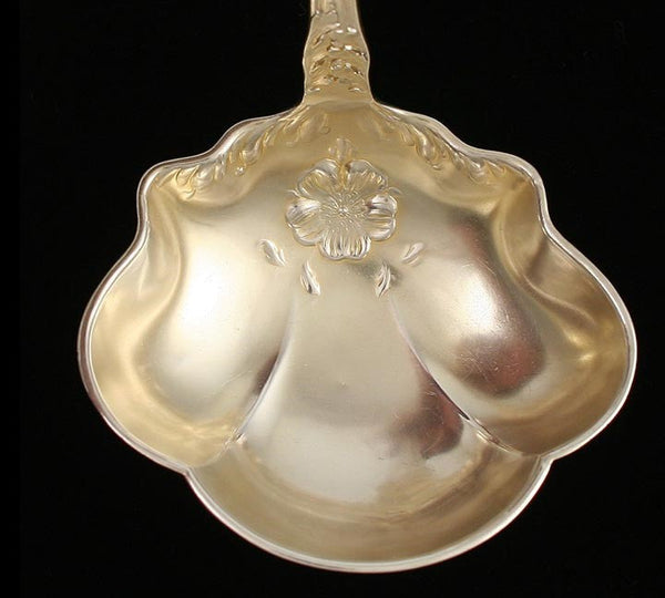 Antique Floral Landers #2 Pattern Sterling Silver Ladle by Manchester