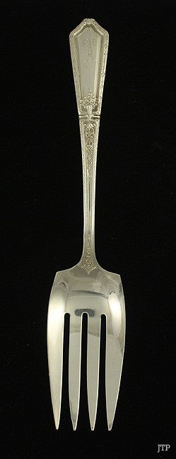 Fine Quality Towle D'Orleans Sterling Silver Cold Meat Serving Fork