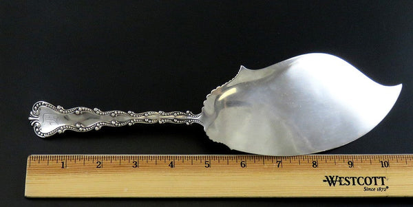 Antique Howard Sterling Silver Lafayette 1898 Large Fish/Pastry Server 11"