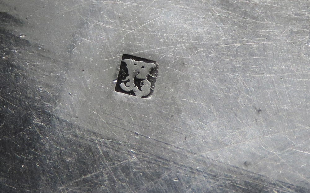 Antique 1853 Dutch Silver Hand Engraved Box 5 1/4" X 3 1/8"