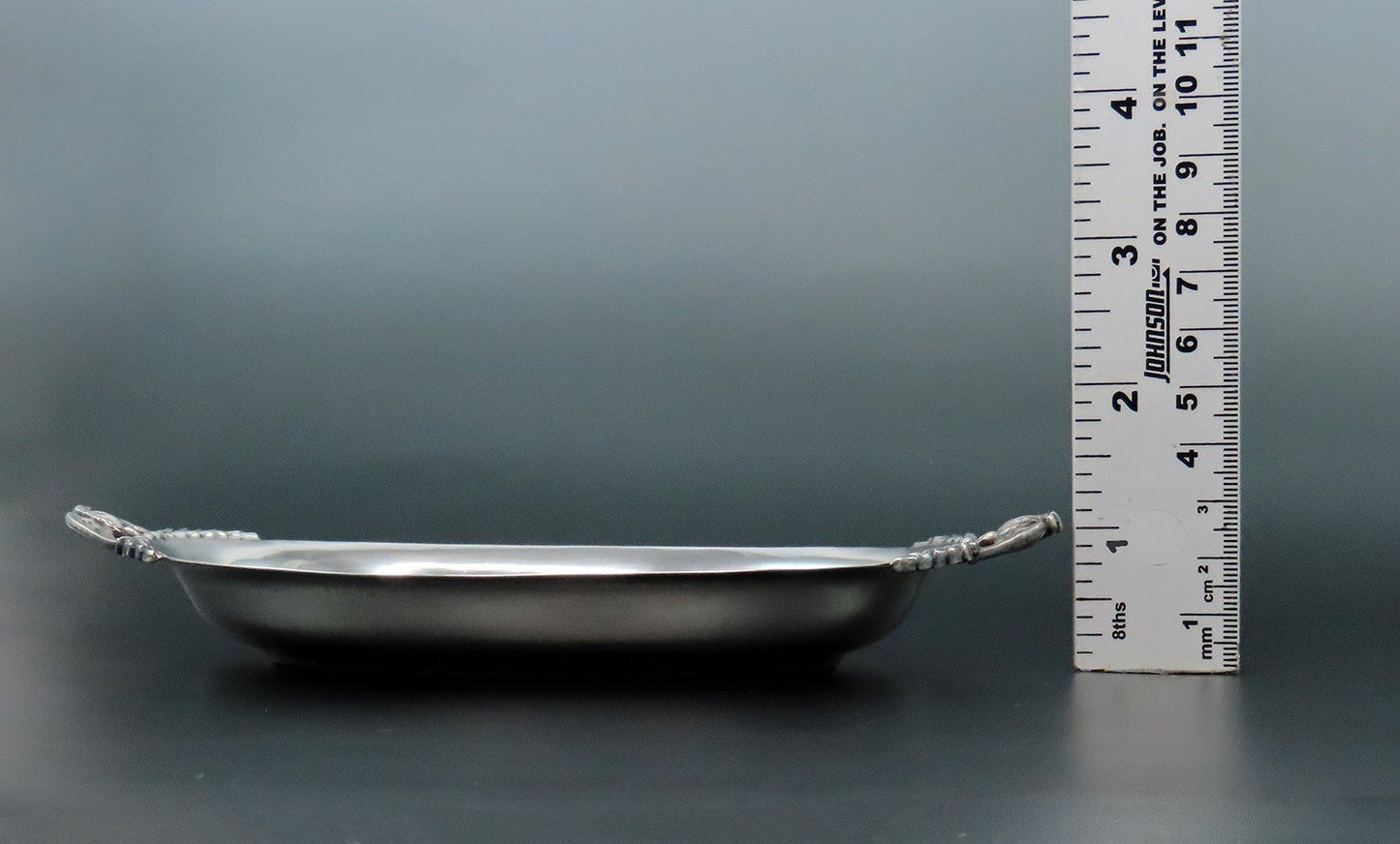 Small Handsome Watson Sterling Silver Oval Bowl Eagle Handles No Mono 7 1/4"