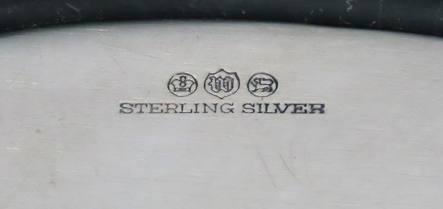 Small Handsome Watson Sterling Silver Oval Bowl Eagle Handles No Mono 7 1/4"