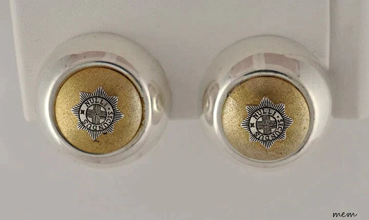 Sterling Silver Mexican Nulli Secundus Clip-On Earrings