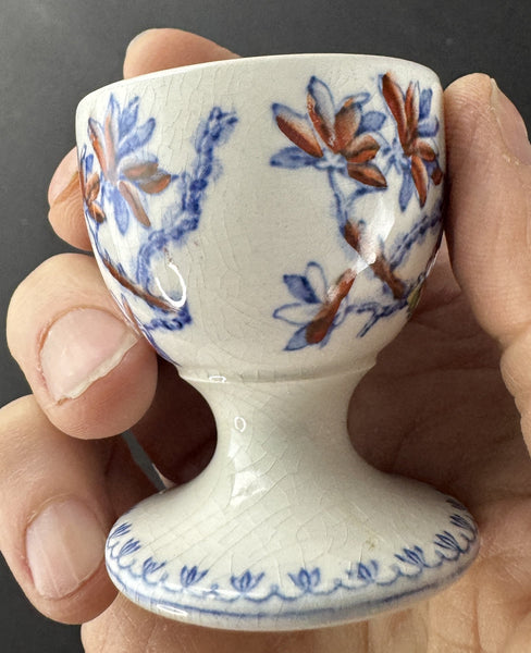 Fabulous Set 12 c1900 English Mason's Ironstone China Flying Bird Egg Cups