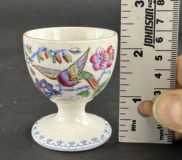 Fabulous Set 12 c1900 English Mason's Ironstone China Flying Bird Egg Cups