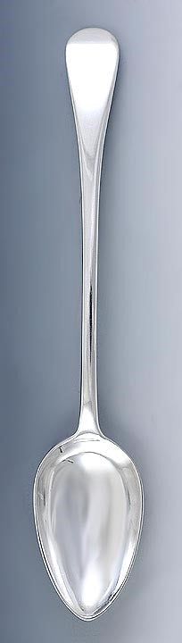 Antique 1808 English Sterling Silver Eley Fearn Chawner Stuffing Serving Spoon