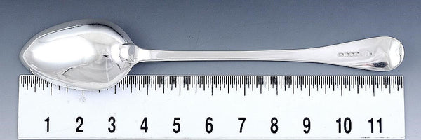 Antique 1808 English Sterling Silver Eley Fearn Chawner Stuffing Serving Spoon