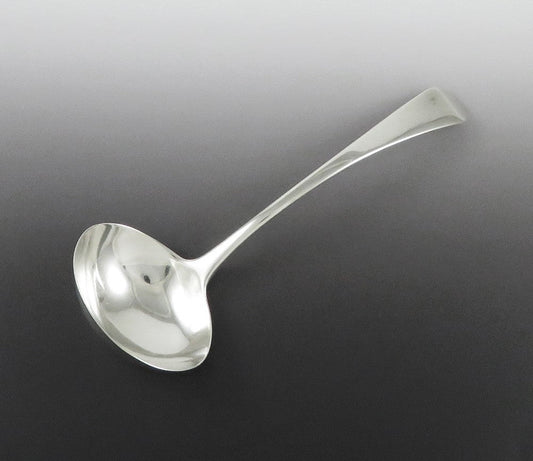 Antique Georgian 1801 English Sterling Silver Gravy Sauce Ladle 6 1/2" NO MONO