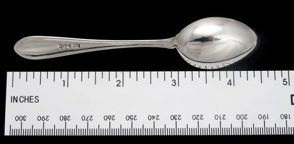 Great set of 6 English Sterling Silver E. Viners Coffee Spoons