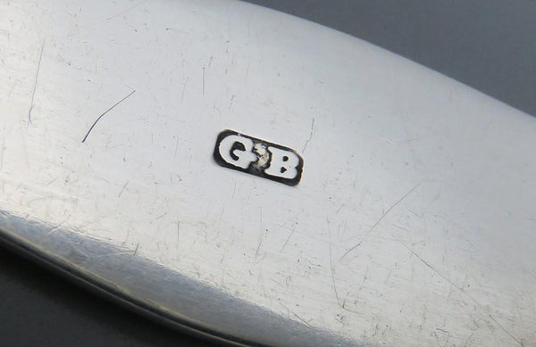 Handsome Georgian Sterling Silver Sugar Tongs 5 1/4 in No Mono