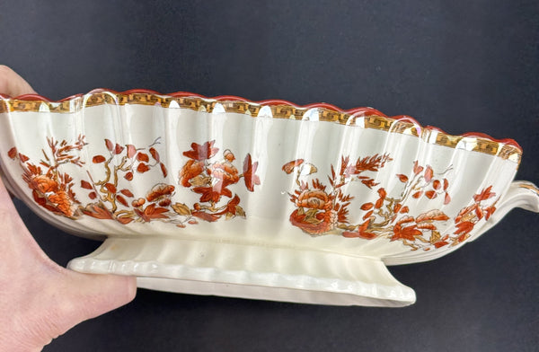 Large Old Copeland Spode India Tree Covered Entrée Dish