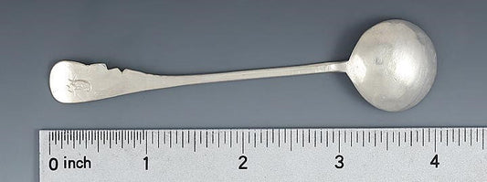 Antique American Indian 900 Silver Profile Face Spoon 4"