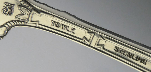 Mint New Sterling Silver Towle Georgian Serving Fork 7 3/4" NO MONO