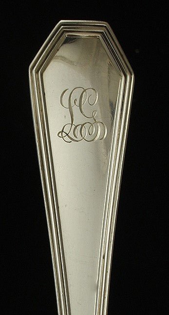 Vintage Dominick Haff Queen Anne 1910 Sterling Silver Berry Serving Spoon