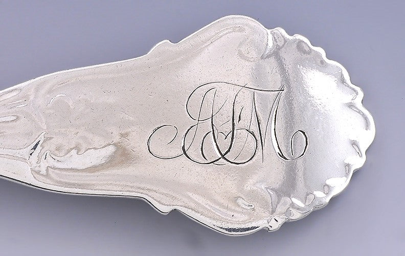 Fab Set 6 Shiebler Sterling Silver Teaspoons Corinthian Pat. John Polhamus