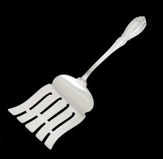 Antique Sterling Silver Durgin Wellington Asparagus Serving Fork 9 1/4" NO MONO