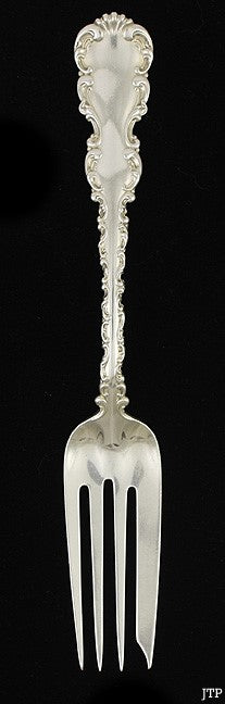 Vintage Whiting Louis XV 1891 Sterling Silver Cold Meat Serving Fork