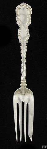 Vintage Whiting Louis XV 1891 Sterling Silver Cold Meat Serving Fork