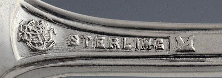 5 Sterling Silver Frank Smith Chippendale Teaspoons