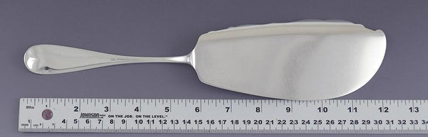 Rare c1860-1865 American Sterling Silver Hand Engraved Fish Slice Server