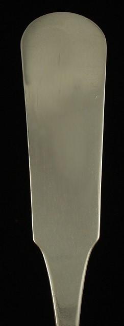 5 19th Century American Coin Silver Fiddle Pat Serving