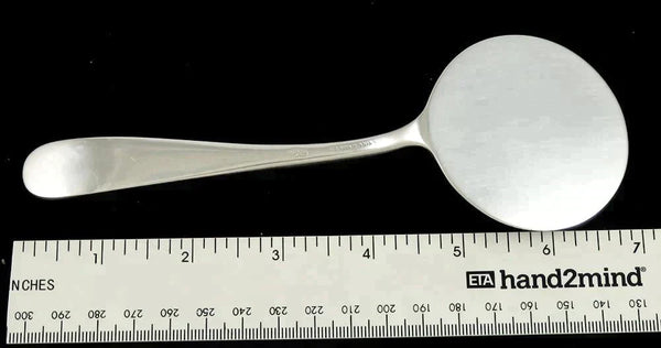 Antique c1905 Kirk Repousse Nouveau Flower Sterling Silver Pancake Server