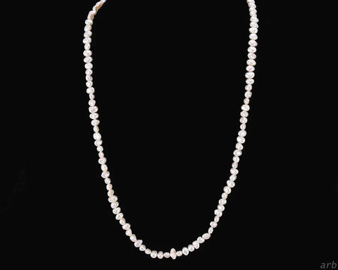 Charming Lustrous Freshwater Pearl 25" Necklace with 14K Yellow Gold Clasp