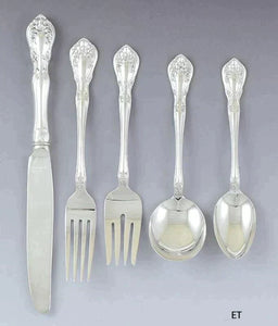 Nice Alvin 36pc Chateau Rose Flatware Set Service for 6