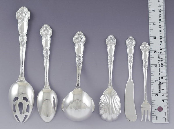 Fab Reed Barton Sterling Silver French Renaissance 39pc Flatware Set Serves 8