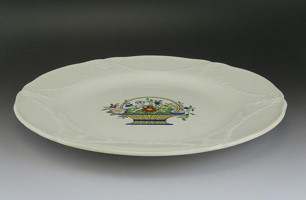 11 Antique Minton England Porcelain Basket of Flowers Lunch Salad Plates 9"