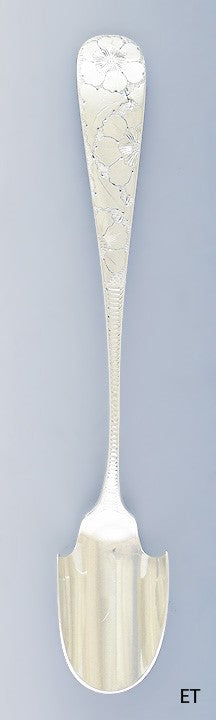 Antique c1883-1909 American Sterling Silver Stilton Cheese Serving Scoop 8.5"