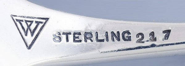 Antique c1883-1909 American Sterling Silver Stilton Cheese Serving Scoop 8.5"
