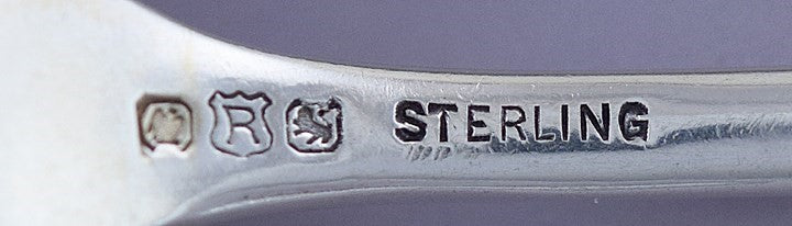 Great set 6 Reed & Barton Sterling Silver Floral Goldenrod Coffee Spoons