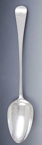Fine Antique 1816 English Georgian Sterling Silver Stuffing Serving Spoon