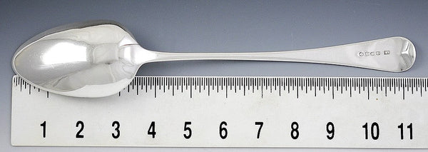 Fine Antique 1816 English Georgian Sterling Silver Stuffing Serving Spoon