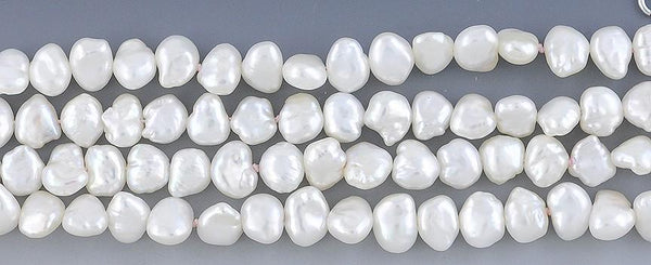 Fine 14K White Gold and Pearl Bracelet w/ Diamonds