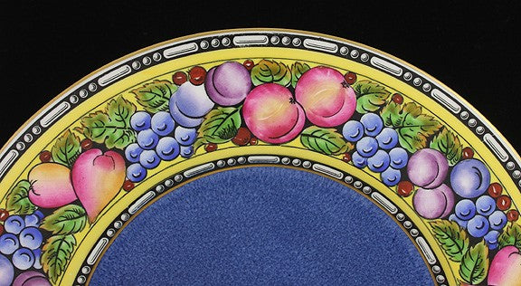 12 Wedgwood Porcelain Covent Garden Fruit Dinner Plates