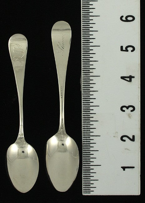 7 Towle Sterling Silver No. 43 Bright Cut Teaspoons