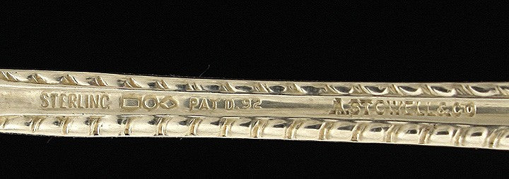 Antique Dominick & Haff Mazarin 1892 Sterling Silver Lettuce Fork 9 3/4"