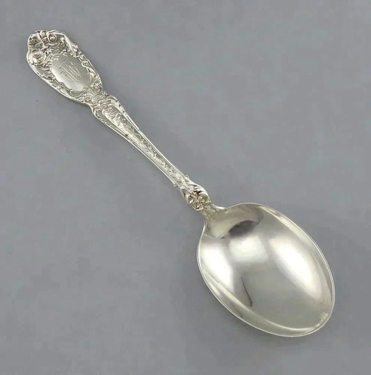 Fine Gorham Sterling Silver Florentine Large Serving Spoon
