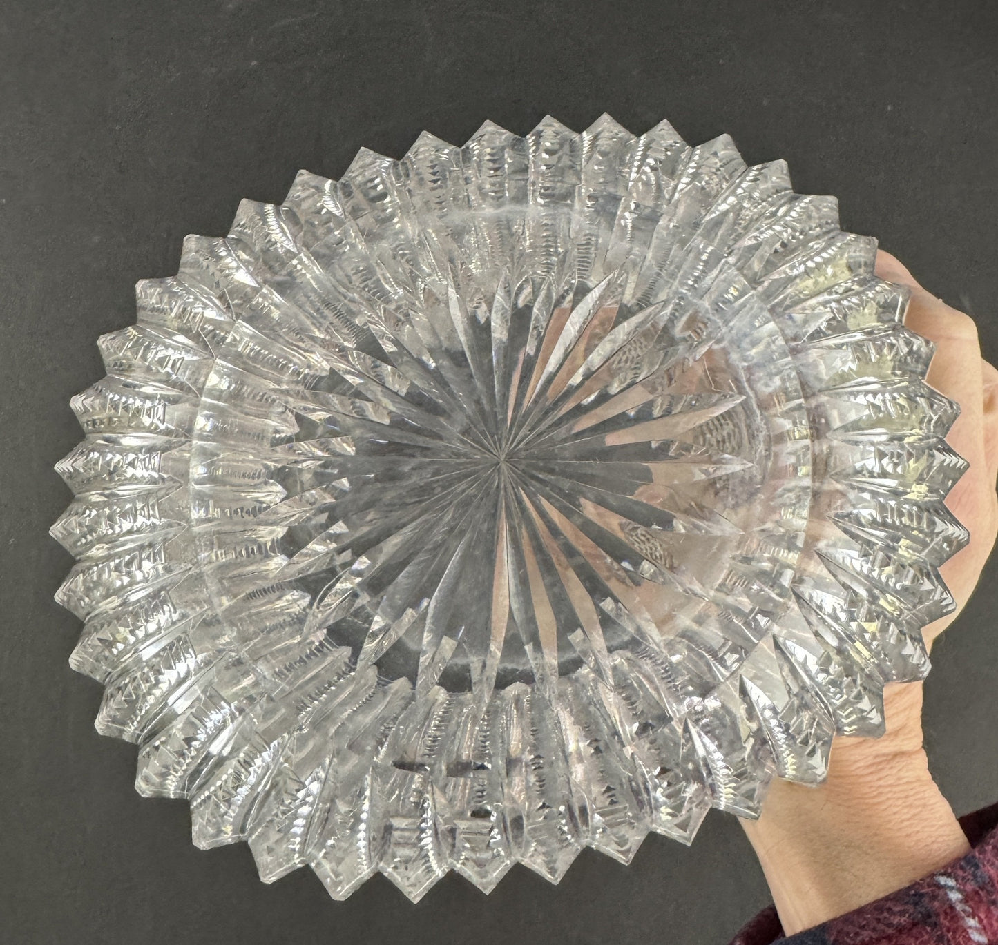 Elegant ABP Cut Glass Gorham Sterling Silver Thistle Scotch Whiskey Decanter