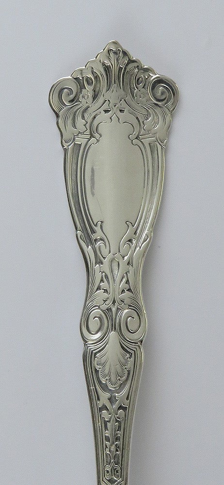 Antique Wallace Berain 1907 Sterling Silver Gold Wash Fruit Bowl Serving Spoon