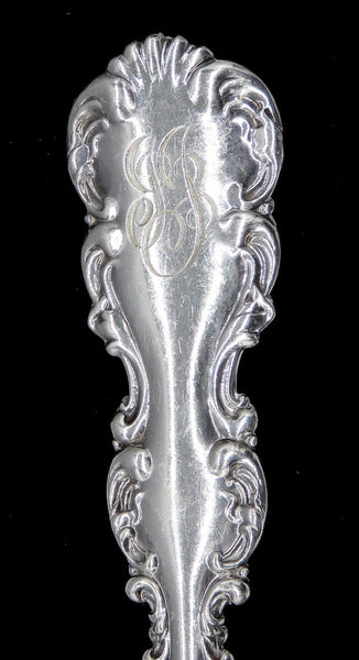 Antique Sterling Silver Whiting Louis XV 1891 Gold Bowl Serving Spoon