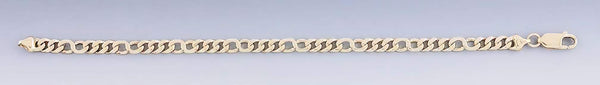 Elegant Italian 14k Yellow Gold Curb Link Bracelet