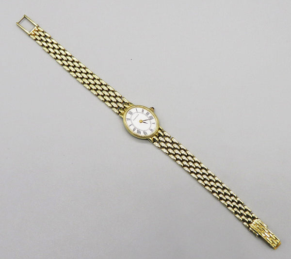 Fabulous Tiffany & Company 14K Yellow Gold Roman Numeral Quartz Wristwatch